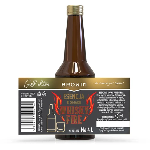Essenza al gusto Whisky Fire per 4 L, 40 ml - 4