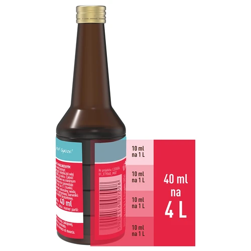 Essenza al lampone con aroma naturale per 4 L - flacone da 40 ml - 5