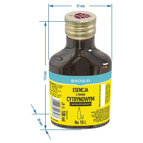 Essenza al limone con aroma naturale per 10 L - 100 ml - 6