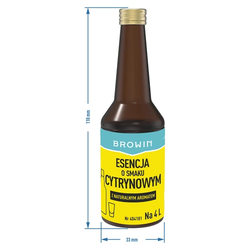 Essenza al limone con aroma naturale per 4 L - 40 ml - 7