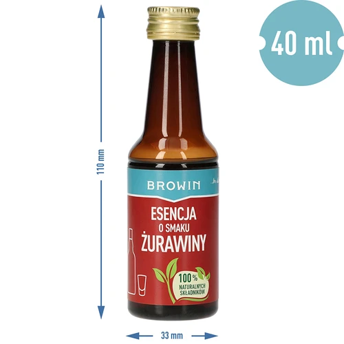 Essenza al mirtillo rosso per 4 L - 40 ml - 8