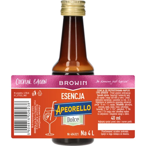 Essenza Apeorello Dolce per 4 L, 40 ml - 4