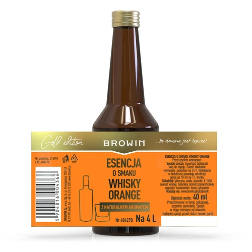 Essenza al gusto Whisky Orange per 4 L - 40 ml - 6