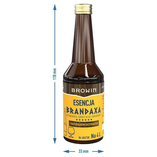 Essenza Brandaxa al sapore di brandy greco, 40 ml - 7