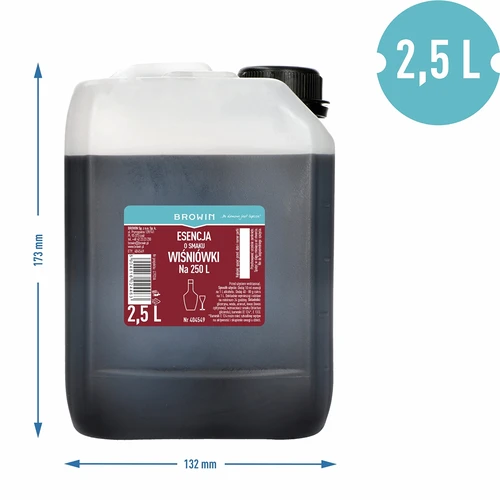 Essenza gusto liquore alla ciliegia, 2,5 L per 250 L di bevanda finita - 3