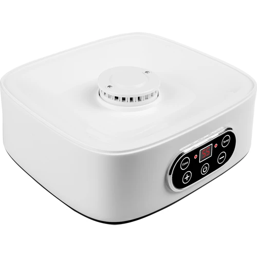 Essiccatore per funghi, frutta, verdure ed erbe aromatiche con regolazione della temperatura, 240W, bianco - 6