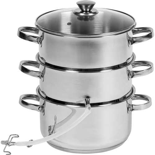 Estrattore di succo a vapore in acciaio inox con vaporiera 5 L - 2