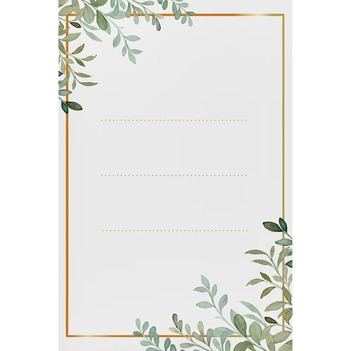 Etichette autoadesive 60 x 90 mm per bottiglie, vasetti, regali, motivo floreale - 20 pz.