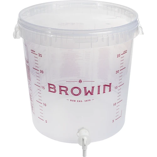 Fermentatore 30 L con coperchio e rubinetto