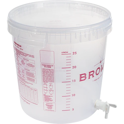Fermentatore 30 L con coperchio e rubinetto - 2