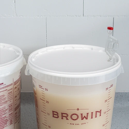 Fermentatore 30 L con coperchio e rubinetto - 15