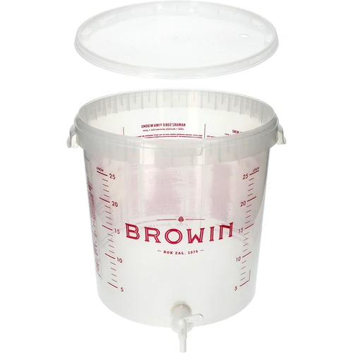 Fermentatore 30 L con coperchio e rubinetto - 6
