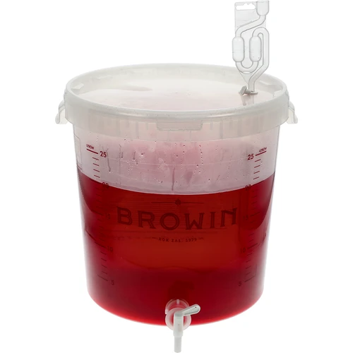 Fermentatore 30 L con coperchio e rubinetto - 11
