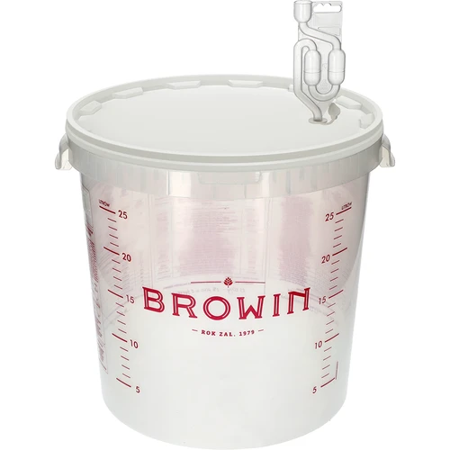 Fermentatore 30 L con stampa e 3 gorgogliatori