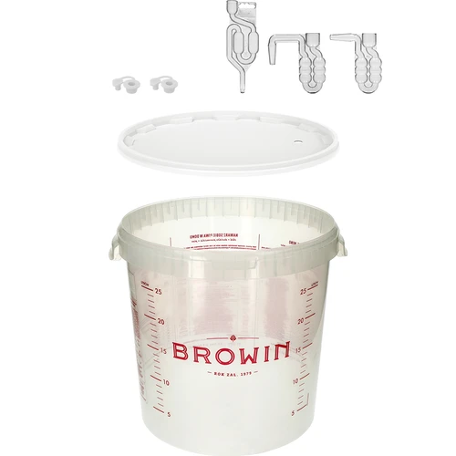 Fermentatore 30 L con stampa e 3 gorgogliatori - 3