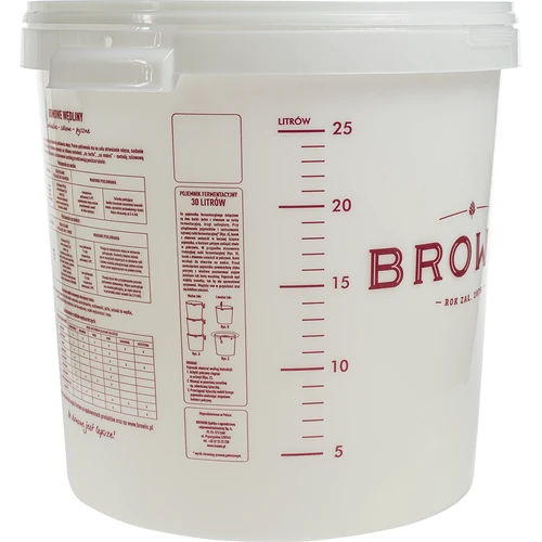 Fermentatore con coperchio da 30 L - 3
