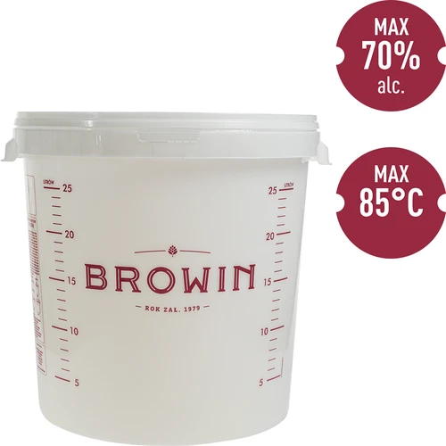 Fermentatore con coperchio da 30 L - 5