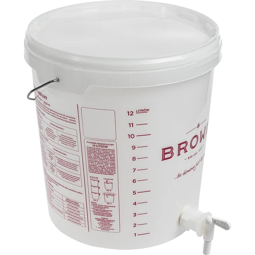 Fermentatore da 15 L con coperchio e rubinetto - 3