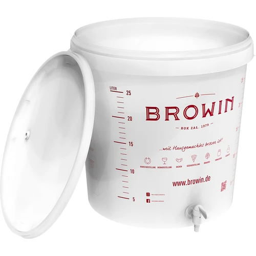 Fermentatore da 30 L con coperchio e rubinetto (DE) - 3