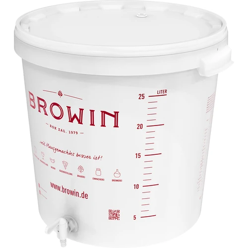 Fermentatore da 30 L con coperchio e rubinetto (DE) - 14