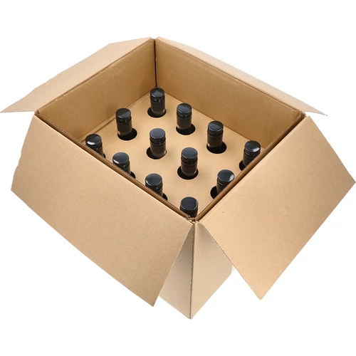 Bottiglia a fiaschetta 500 ml con tappo a vite, stampa “Bimber PRL”, 1 pz. - 7