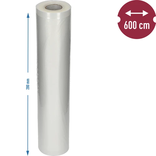 Film goffrato tubolare - per saldatrice sottovuoto, 28x600 cm - 6