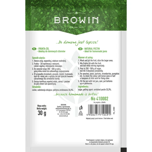 Frukta-Żel - Pectina per marmellate e confetture, 30 pezzi - 3