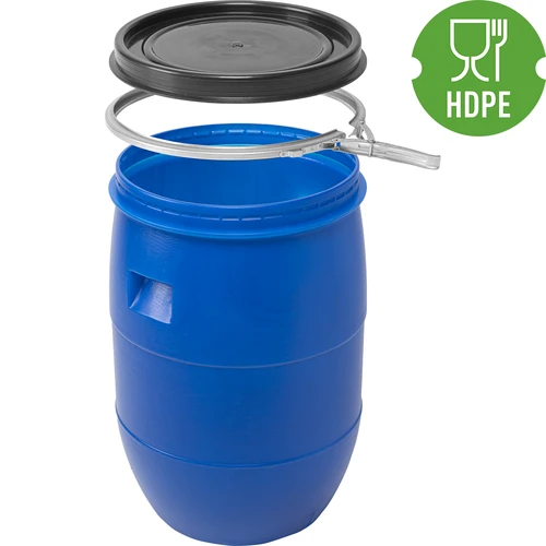 Fusto per crauti 60 L, con anello di chiusura, blu, Sterk - 3