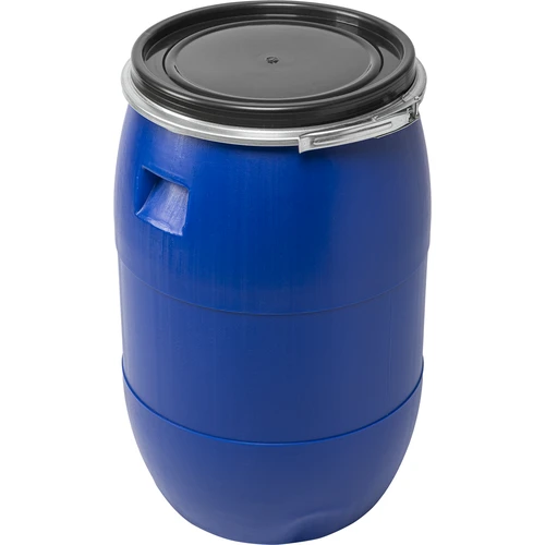 Fusto per crauti 85 L, con anello di serraggio, blu, Sterk
