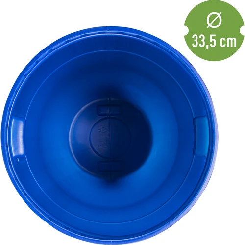 Fusto per crauti 85 L, con anello di serraggio, blu, Sterk - 4