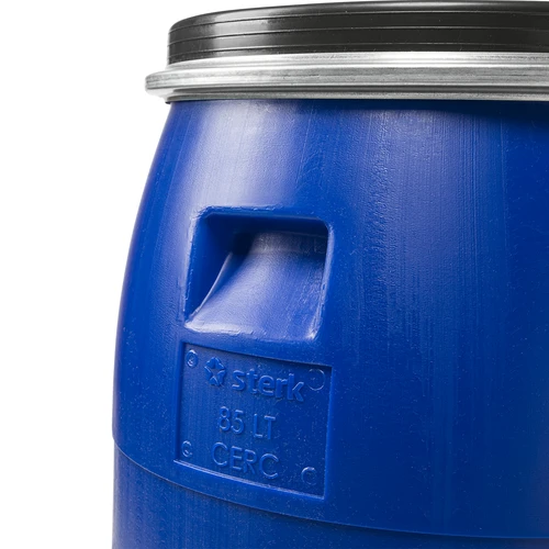 Fusto per crauti 85 L, con anello di serraggio, blu, Sterk - 7
