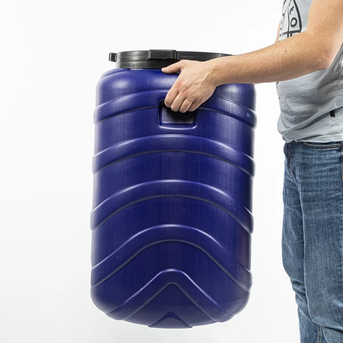 Fusto per fermentazioni 130 L blu - 10