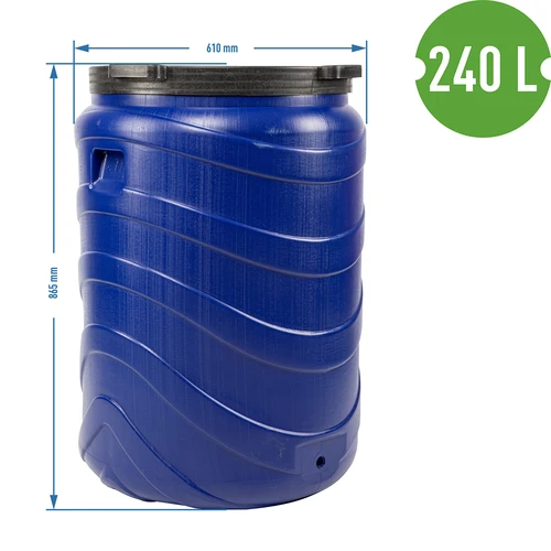 Fusto per fermentazioni 240 L - blu - 9