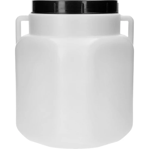 Fusto quadrato da 20 L, bianco, con maniglie, Sterk - 2