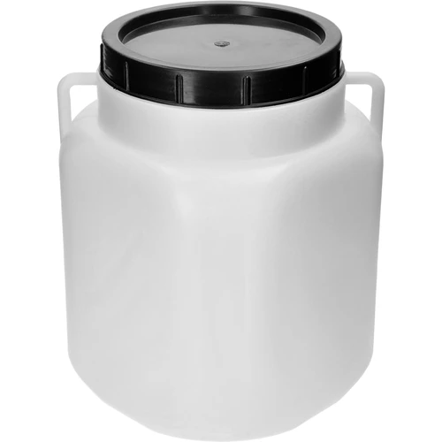 Fusto quadrato da 30 L, bianco, con maniglie, Sterk