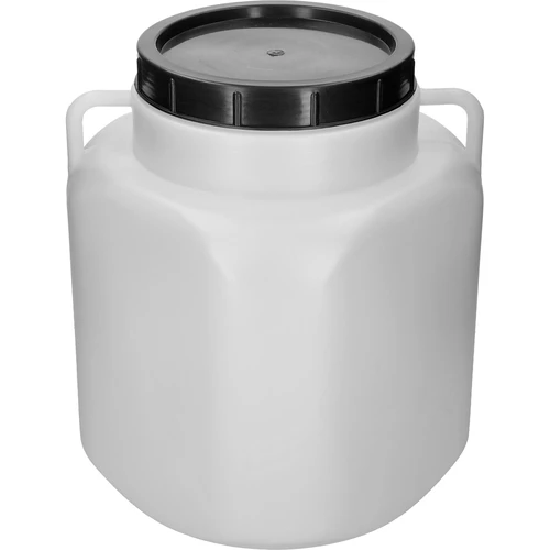 Fusto quadrato da 40 L, bianco, con maniglie, Sterk