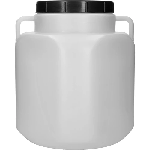 Fusto quadrato da 40 L, bianco, con maniglie, Sterk - 2
