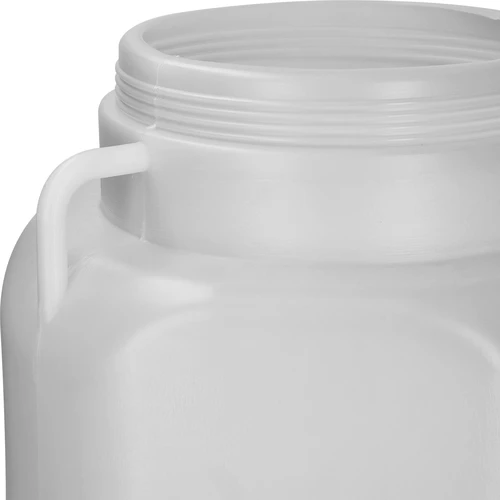 Fusto quadrato da 40 L, bianco, con maniglie, Sterk - 7