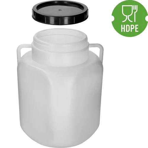 Fusto quadrato da 50 L, bianco, con maniglie 50 L - 4