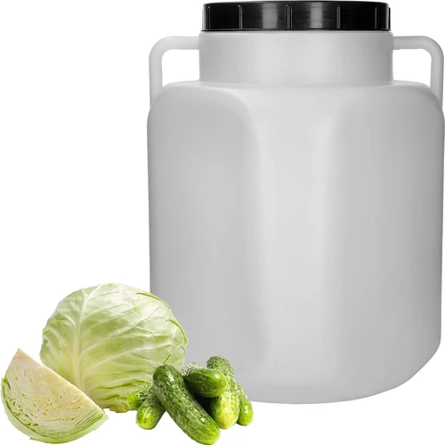 Fusto quadrato da 50 L, bianco, con maniglie 50 L - 3