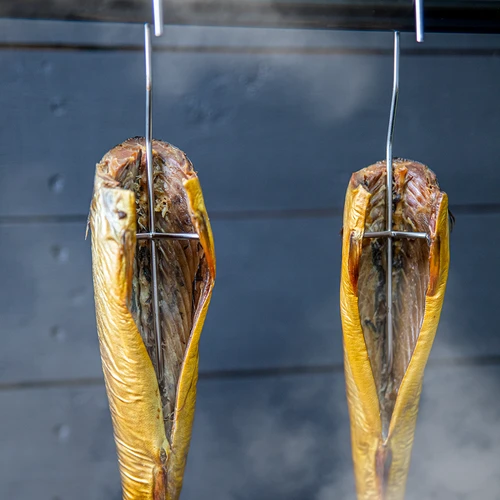 Ganci per affumicare il pesce - a tre punte, 5 pz. - 5