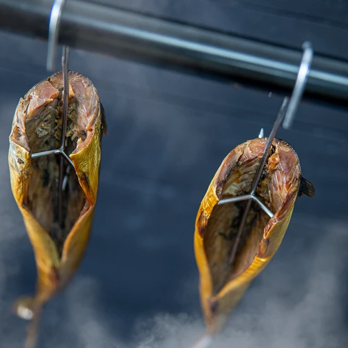 Ganci per affumicare il pesce - a tre punte, 5 pz. - 4