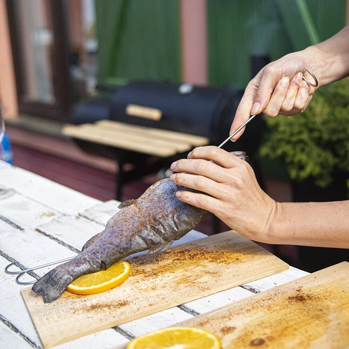 Ganci per affumicatore - per pesce - avvitabili - 5 pz. - 3