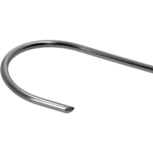 Ganci per affumicatura - a S, punte tagliate a 45°, 4 mm x 150 mm, 5 pezzi - 5