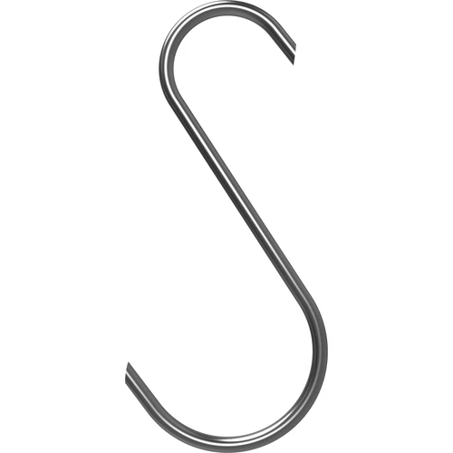 Ganci per affumicatura - a S, taglio a 45°, 5 mm x 150 mm, 5 pezzi - 4