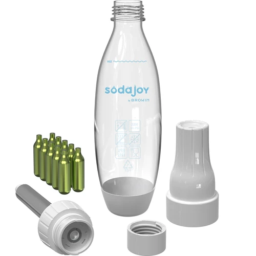 Gasatore per acqua e bevande + 10 cartucce CO2 - 4