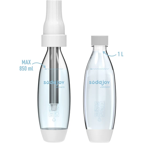 Gasatore per acqua e bevande + 10 cartucce CO2 - 7