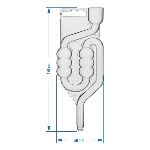 Gorgogliatore in plastica a 6 camere - 3