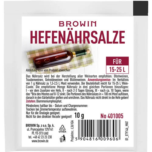 Hefenährsalze 10 g