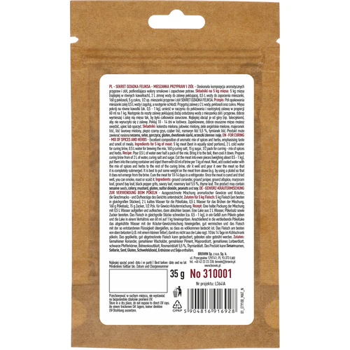 Il Segreto del Nonno Feliks per la salagione, 35 g - 2
